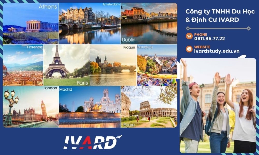 Du học châu Âu cung cấp nhiều chương trình học bổng hấp dẫn nhằm hỗ trợ sinh viên quốc tế.